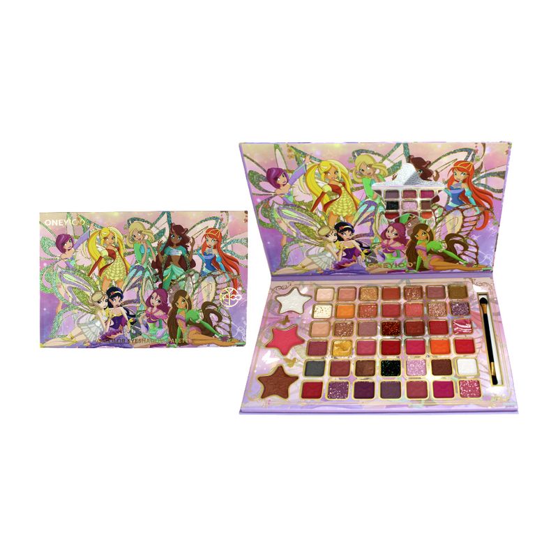 Paleta de sombras para ojos con 45 tonos