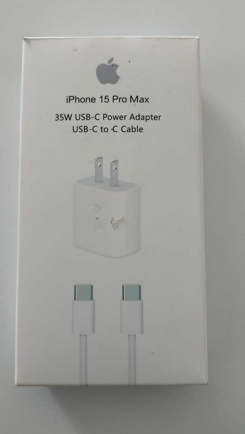 Cargador iphone 15 pro max