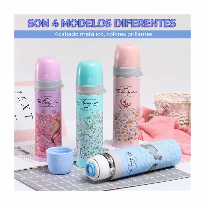 Vaso termo de acero inoxidable para bebida 500ml