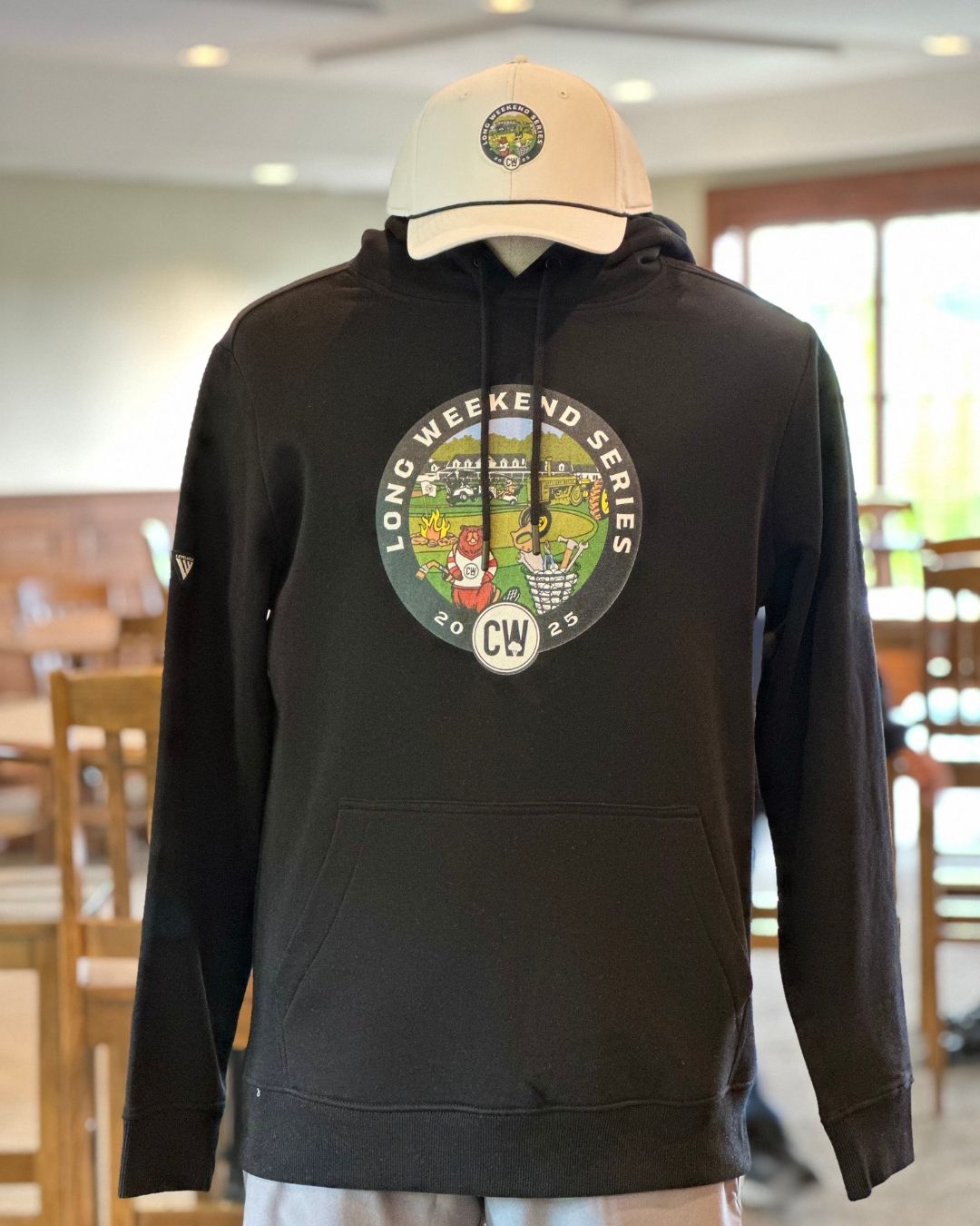 Men&#39;s LWS Crest Podium Hoodie, Size: Small, Color: Black