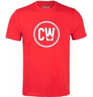 Men&#39;s CW Canada Logo Richmond Tee, Color: Red, Size: Small