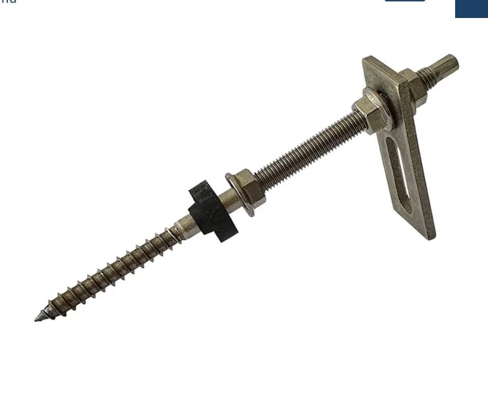 Edelstahl-Stockschraube M10x300