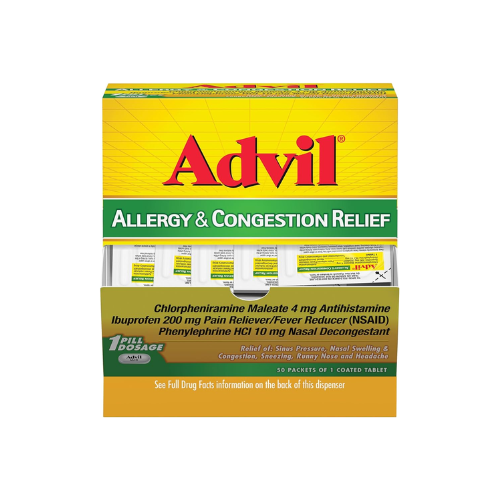 Advil Allergy & Congestion Relief 50's
