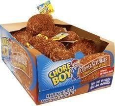 Chore Boy Copper Scrubbers 36/cs