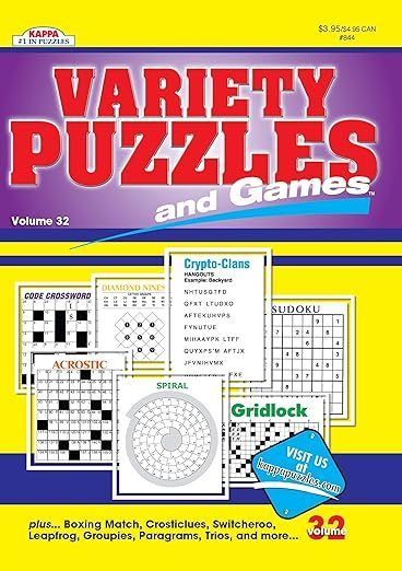 Variety Puzzles & Games 48/cs #B3844