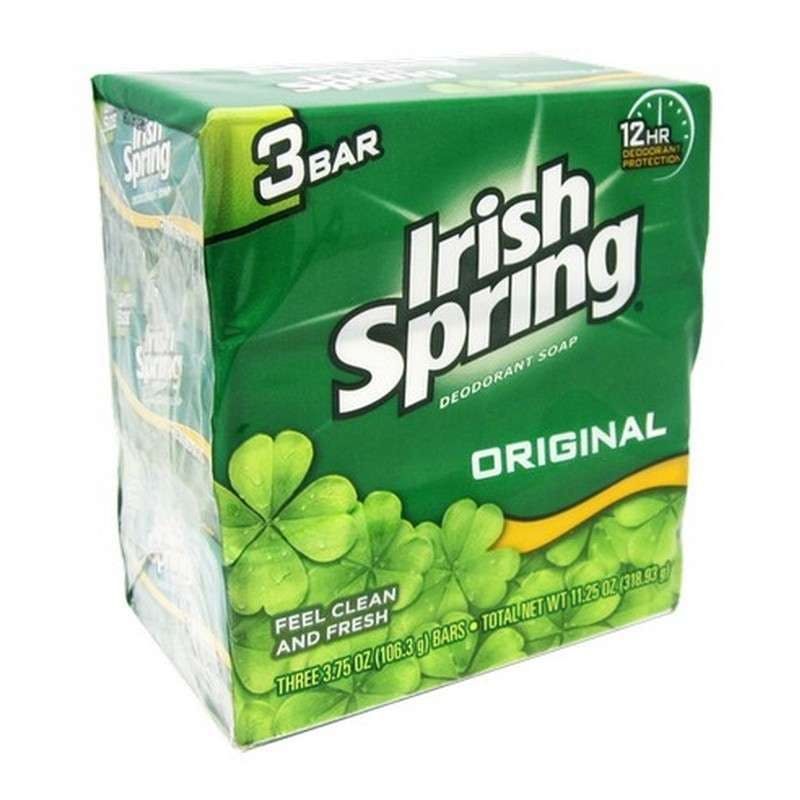 Irish Spring Bar Soap  18/3pk   Original