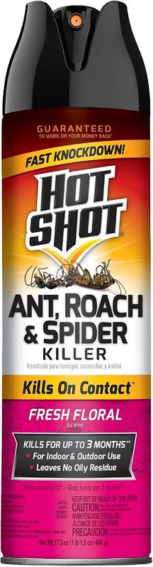 Hot Shot Roach Killer 12/17.5oz    Fresh#301