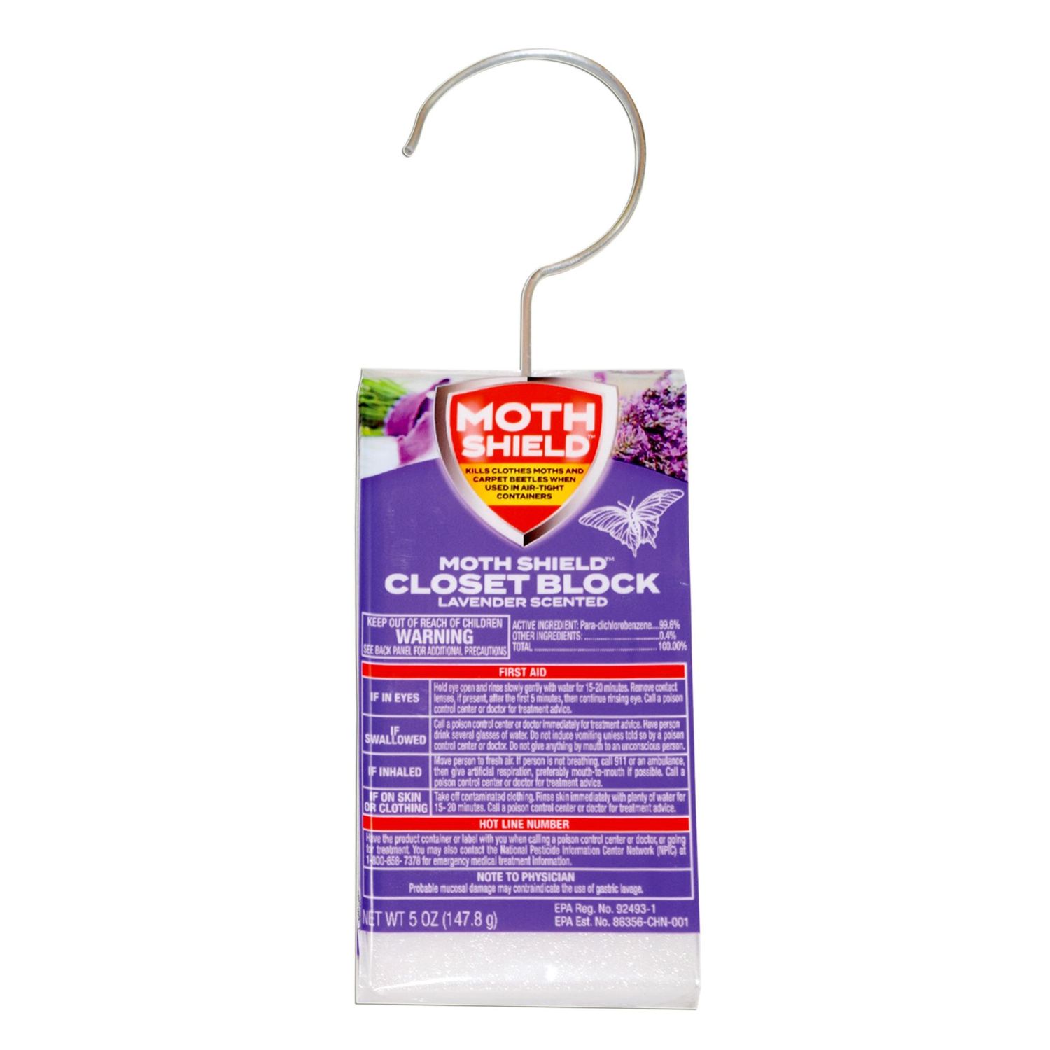 Moth Shield Closet Deodorant  24/5oz    Lavender