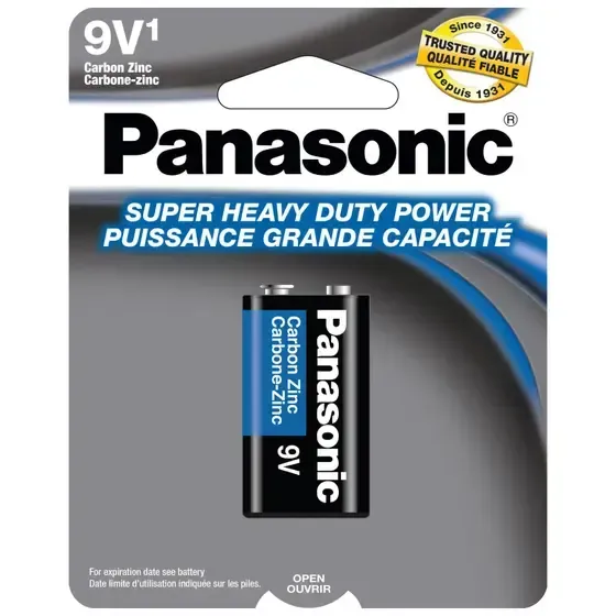 Panasonic Super Heavy Duty Batteries 48/1ct-9V