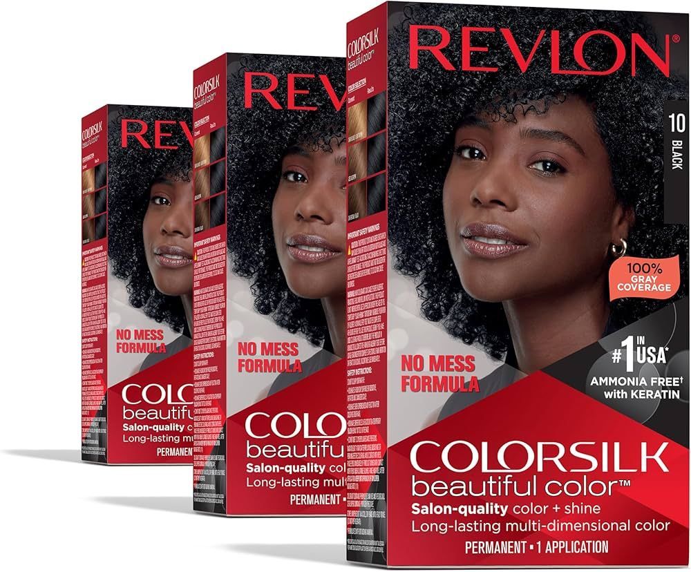 Revlon Color Silk-USA  12/cs  Black#10