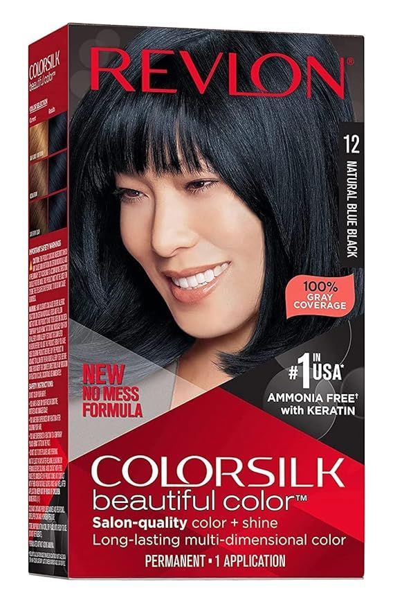 Revlon Color Silk-USA 12/cs  Blue Black #12