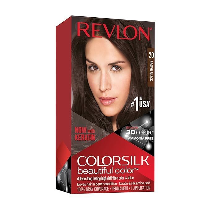 Revlon Color Silk-USA 12/cs Brown/Black #20