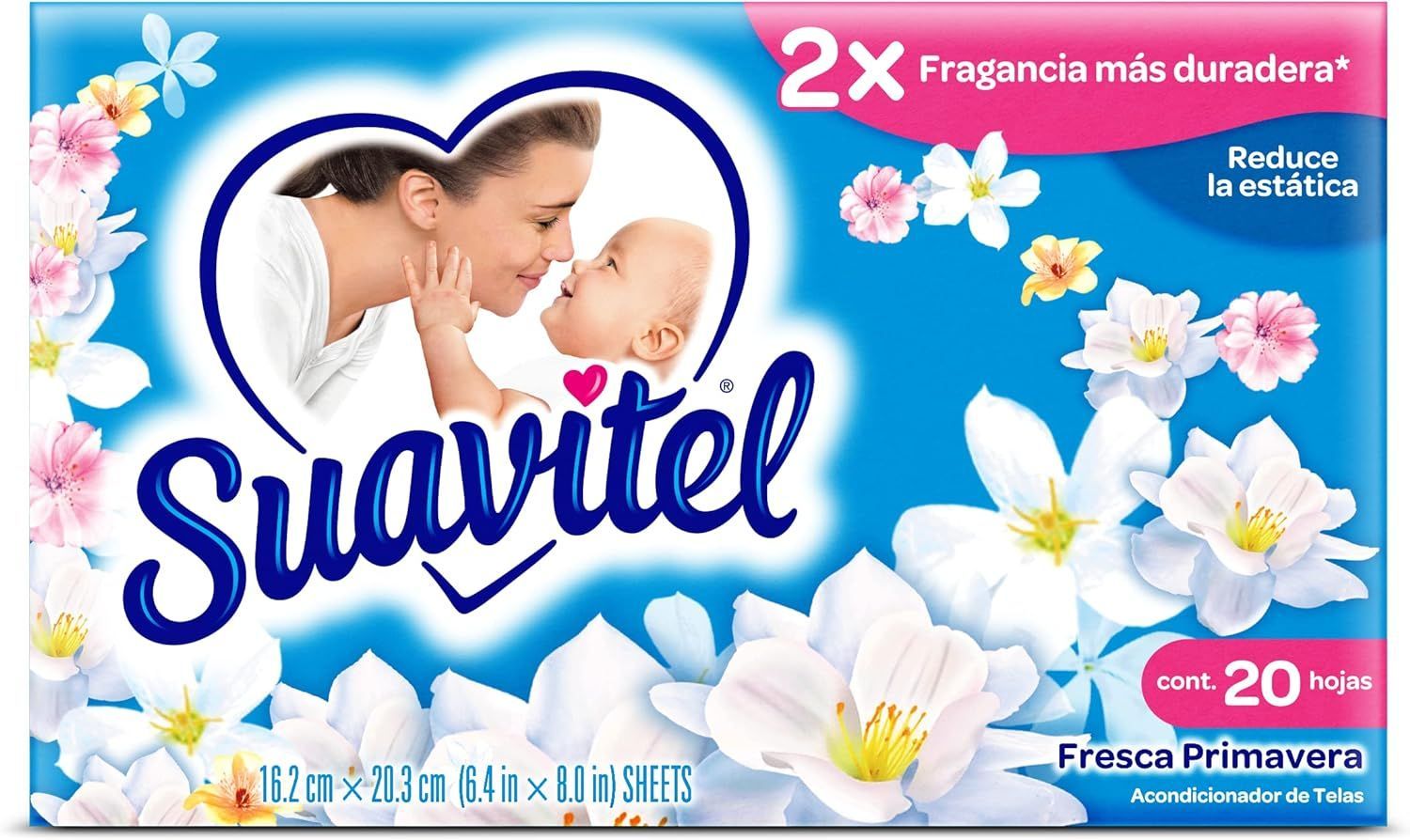 Suavitel Sheets 15/20ct  Field Flowers #39197