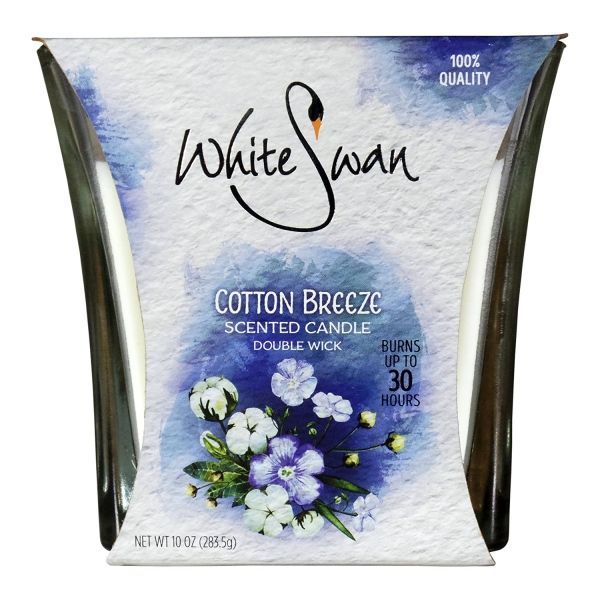 White Swan Candle Cotton Breeze 6/10oz