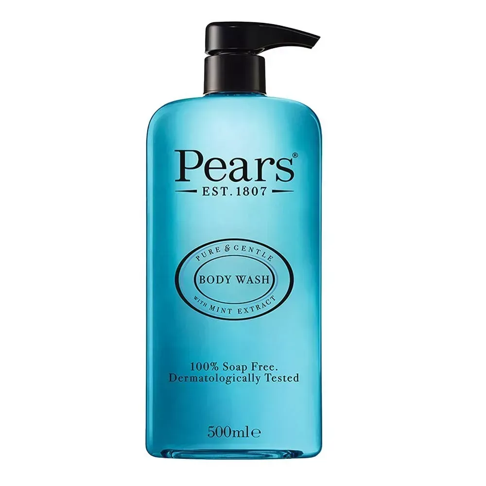 Pears Body Wash 6/500ml Soft & Fresh-Blue