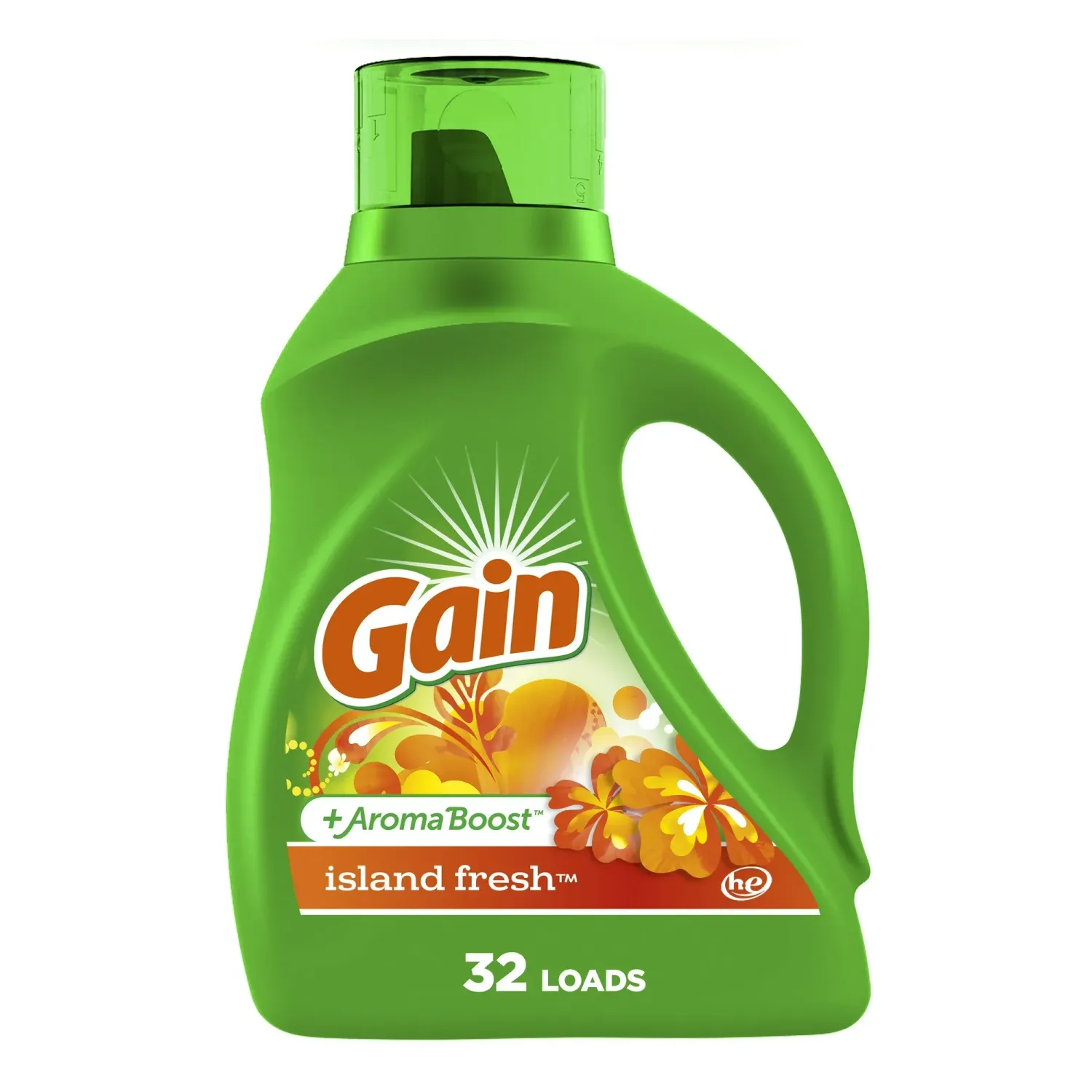 Gain Laundry  Liquid  Detergent  6X46oz Island Fresh