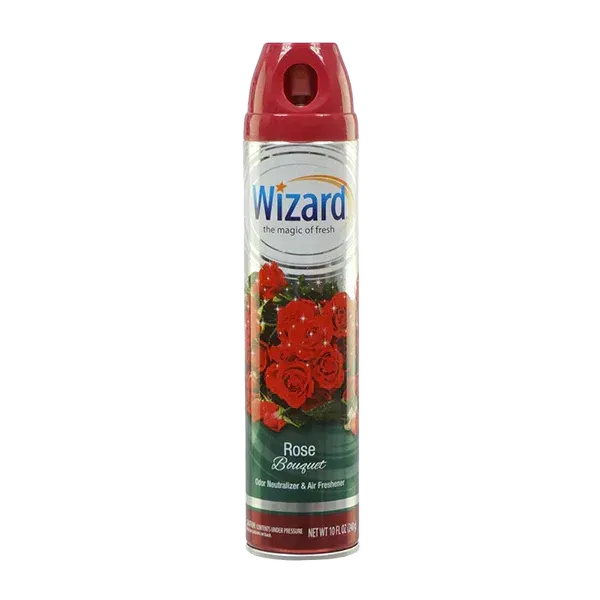 Wizard Air Freshner  12/10oz   Rose Bouquet