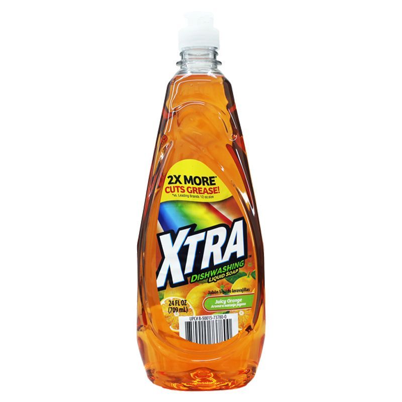 Xtra Dish Liquid   8/24oz   Orange