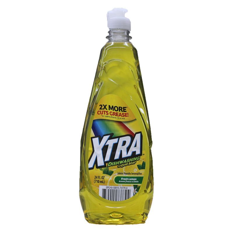 Xtra Dish Liquid  8/24oz  Lemon