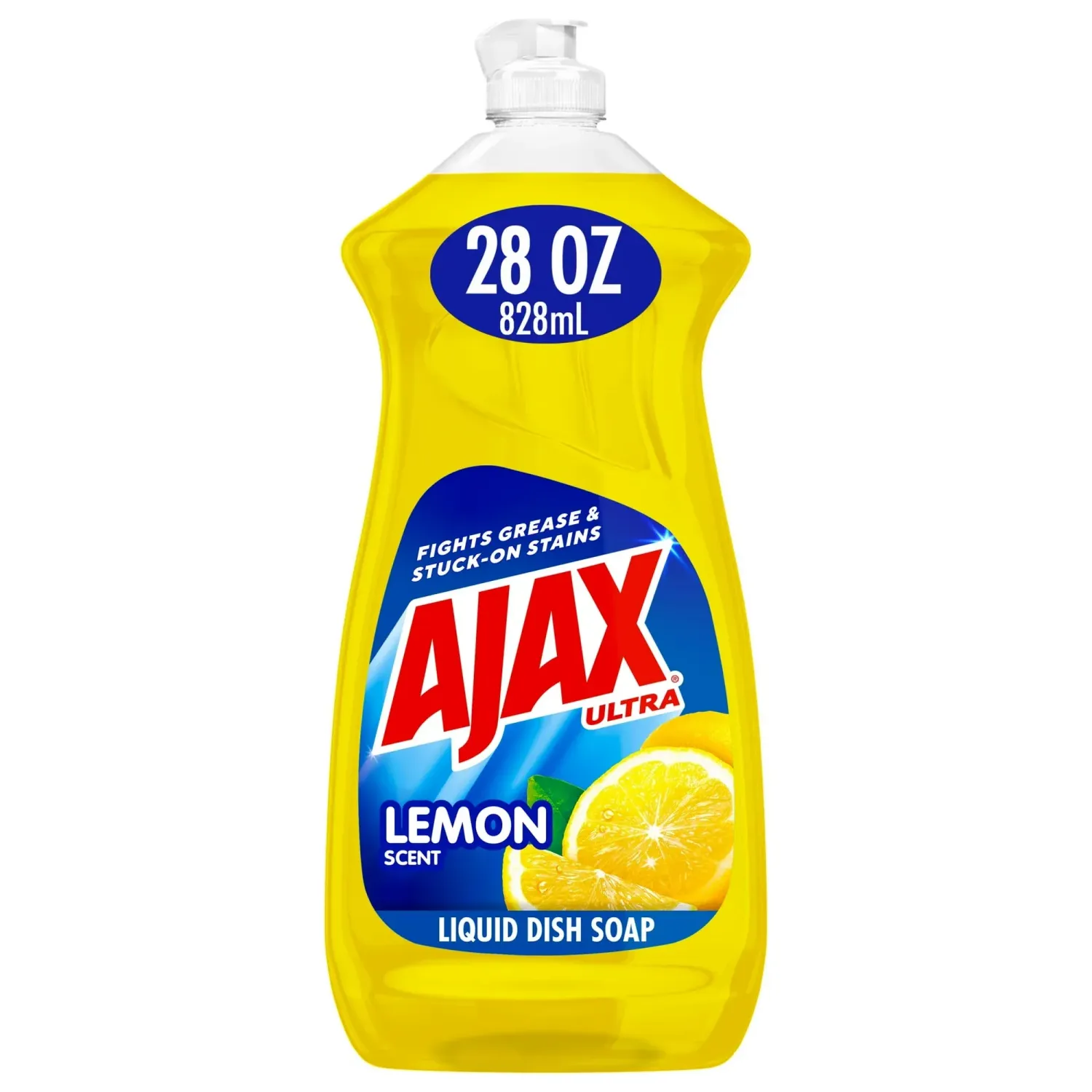 Ajax Dish Liquid  9X28oz  Lemon