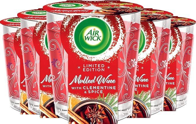 Air Wick Candle Essential Oil 6/150g   Mulled Wine