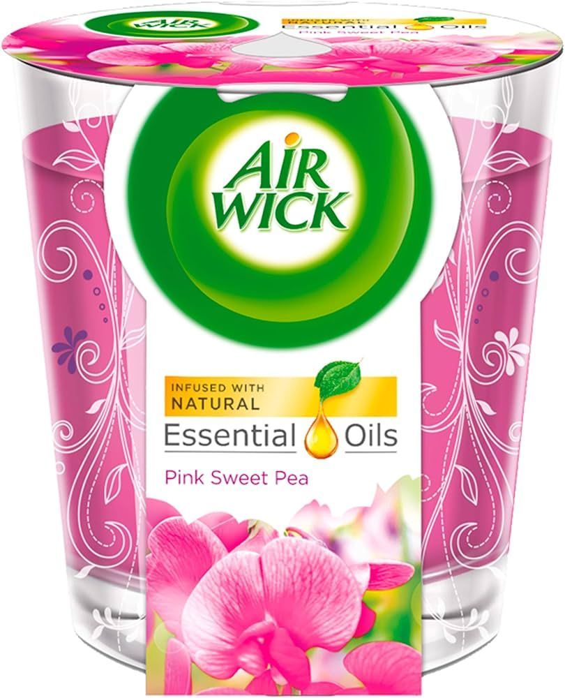 Air Wick Candle Essential Oil 6/150g   Pink Sweet Pea