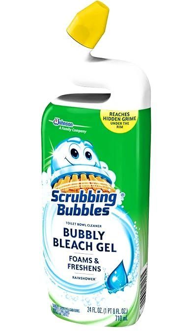 Scrubbing Bubbles Bleach Gel 6/24oz Rainshower