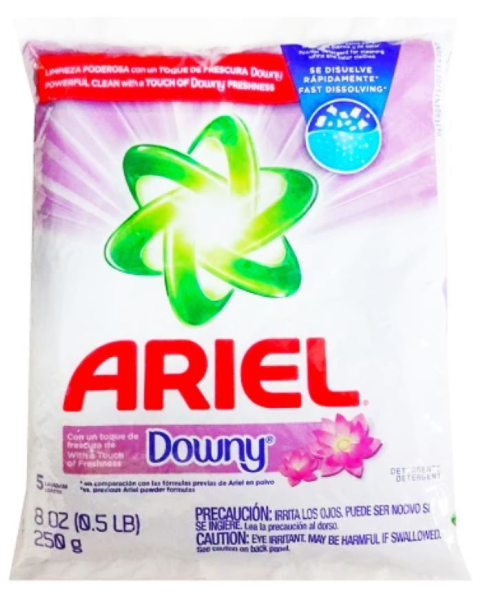 Ariel  Laundry   Powder  Detergent   48X250g W/Downy