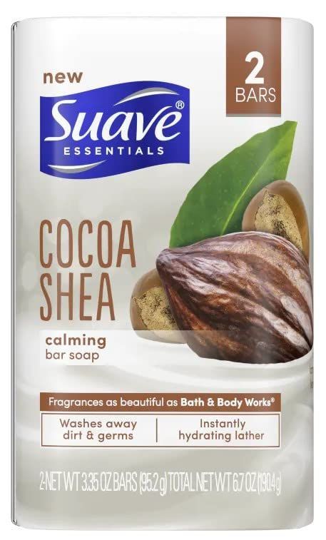 Suave Bar Soap 12/2pk   Cocoa Shea-49303