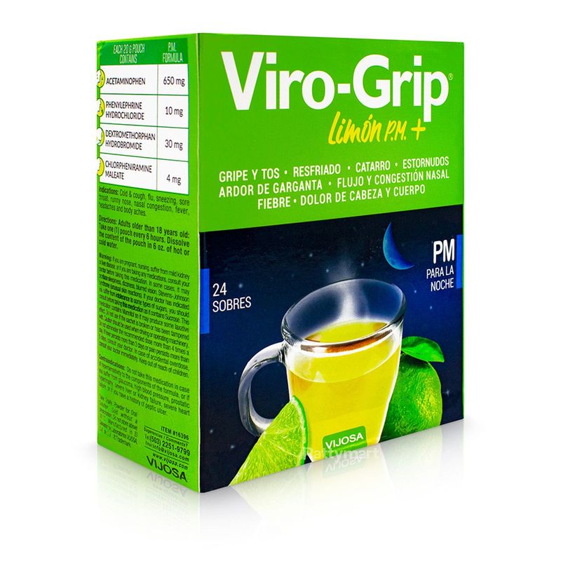 Viro-Grip Caplets Gel 24/2ct Orange-DT