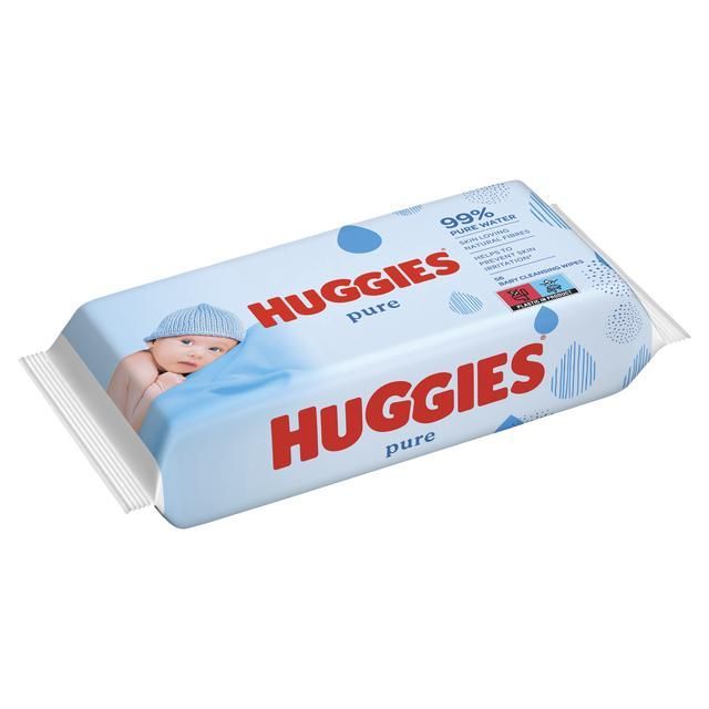 Huggies Baby Wipes  10X56ct    Pure