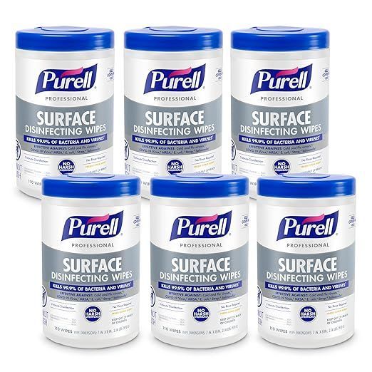 PURELL  Surface Disinfect Wipes 6X110ct