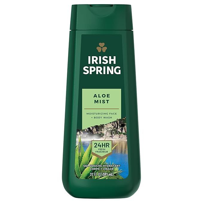 Irish Spring Body Wash 4/20oz   Aloe