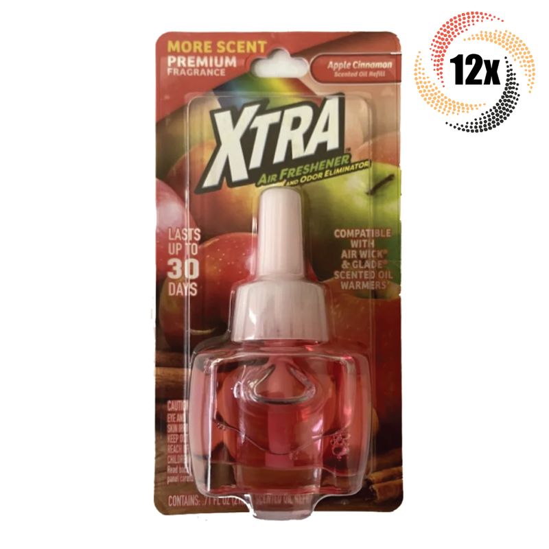 Xtra Scented Oil  Refill 12X1ct   Apple Cinnamon