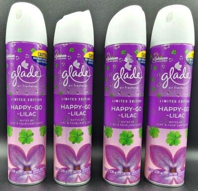 Glade Air Fresher 6X8.3oz  Happy Go Lilac