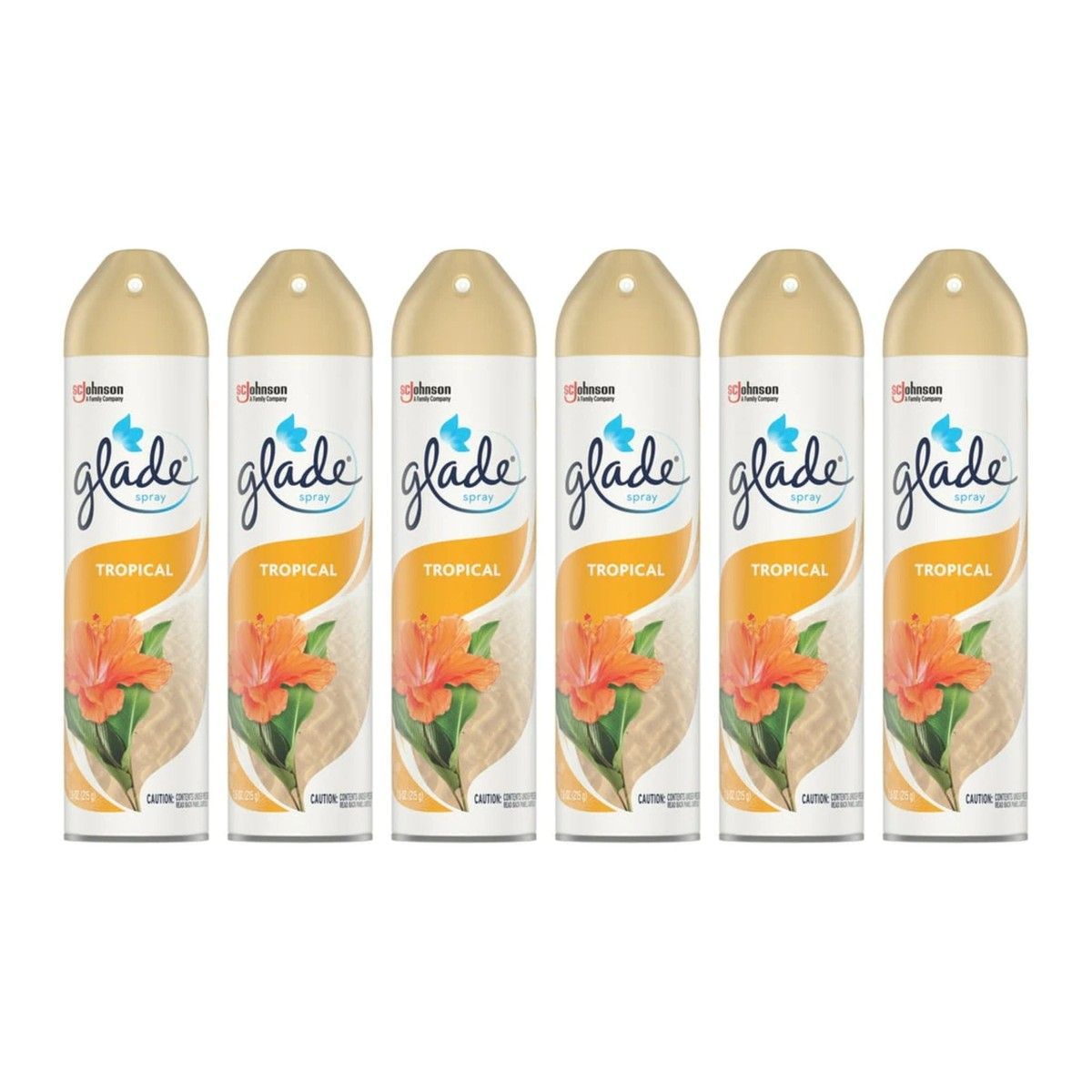 Glade Air Fresher  6X7.6oz   Tropical