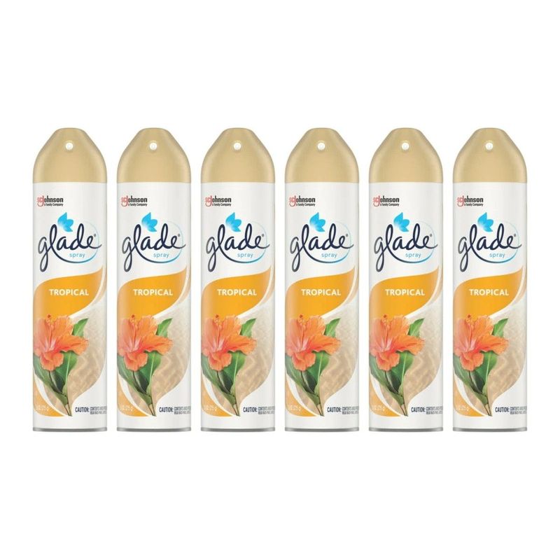 Glade Air Fresher  6X7.6oz   Tropical