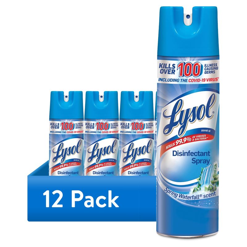 Lysol Disinfection Spray  12/350g  Water Fall #75571