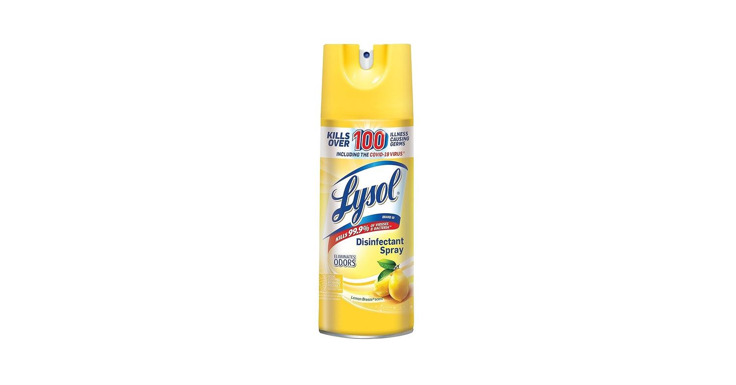 Lysol Disinfection Spray  12/354g  Lemon Breeze #87871