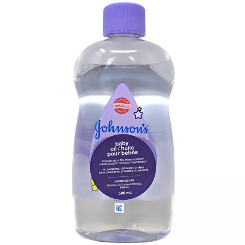 J & J Baby Oil 12/500ml  Bed Time#202