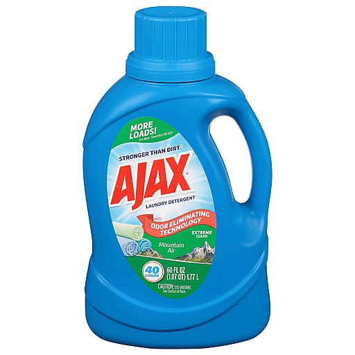Ajax  Laundry Liquid Detergent  6X60oz Mountain