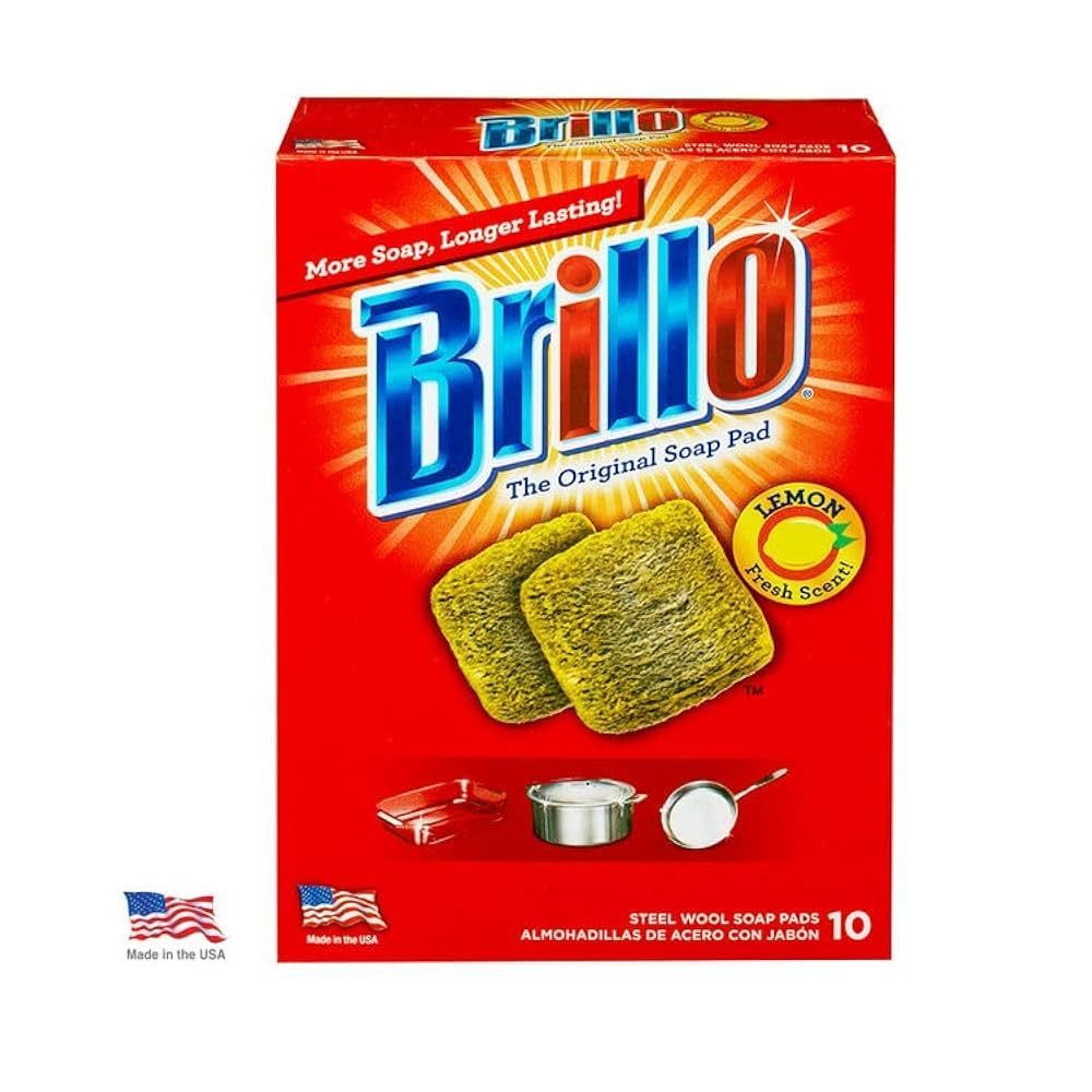Brillo Soap Pad 12X10ct Lemon