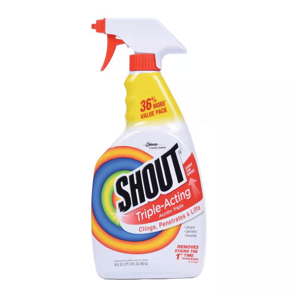 Shout Stain Remover 12/887ml Triple Action