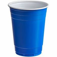 16ct Plastic Cups Blue 48X16oz  #CN90052
