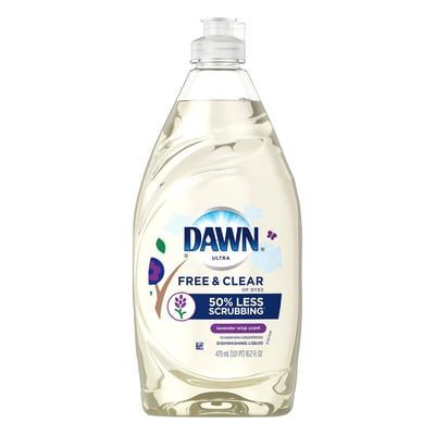 Dawn Ultra Dish Liquid Soap 10/479ml   Lavender Clear