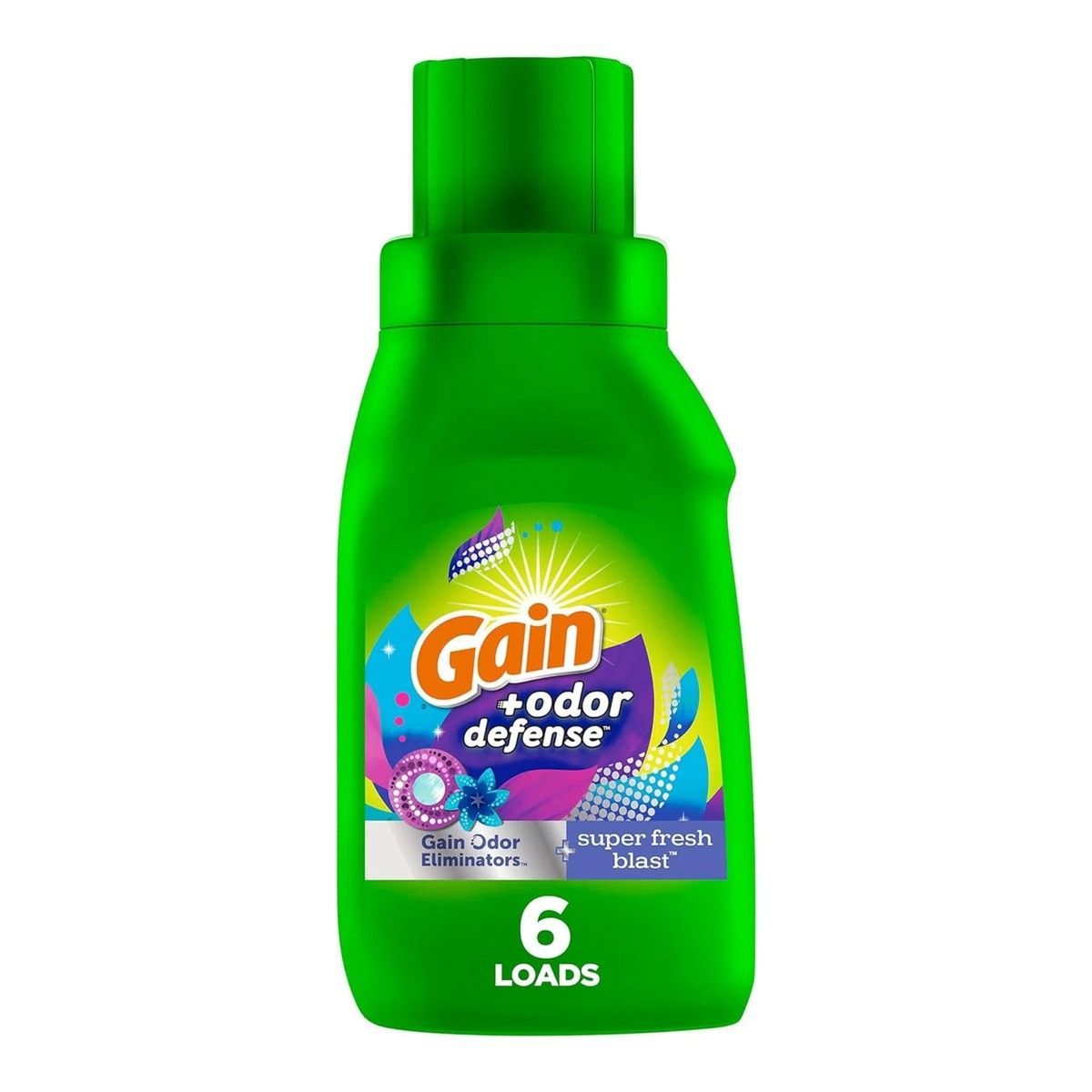 Gain Laundry  Liquid  Detergent 12X10oz  Odor Defense
