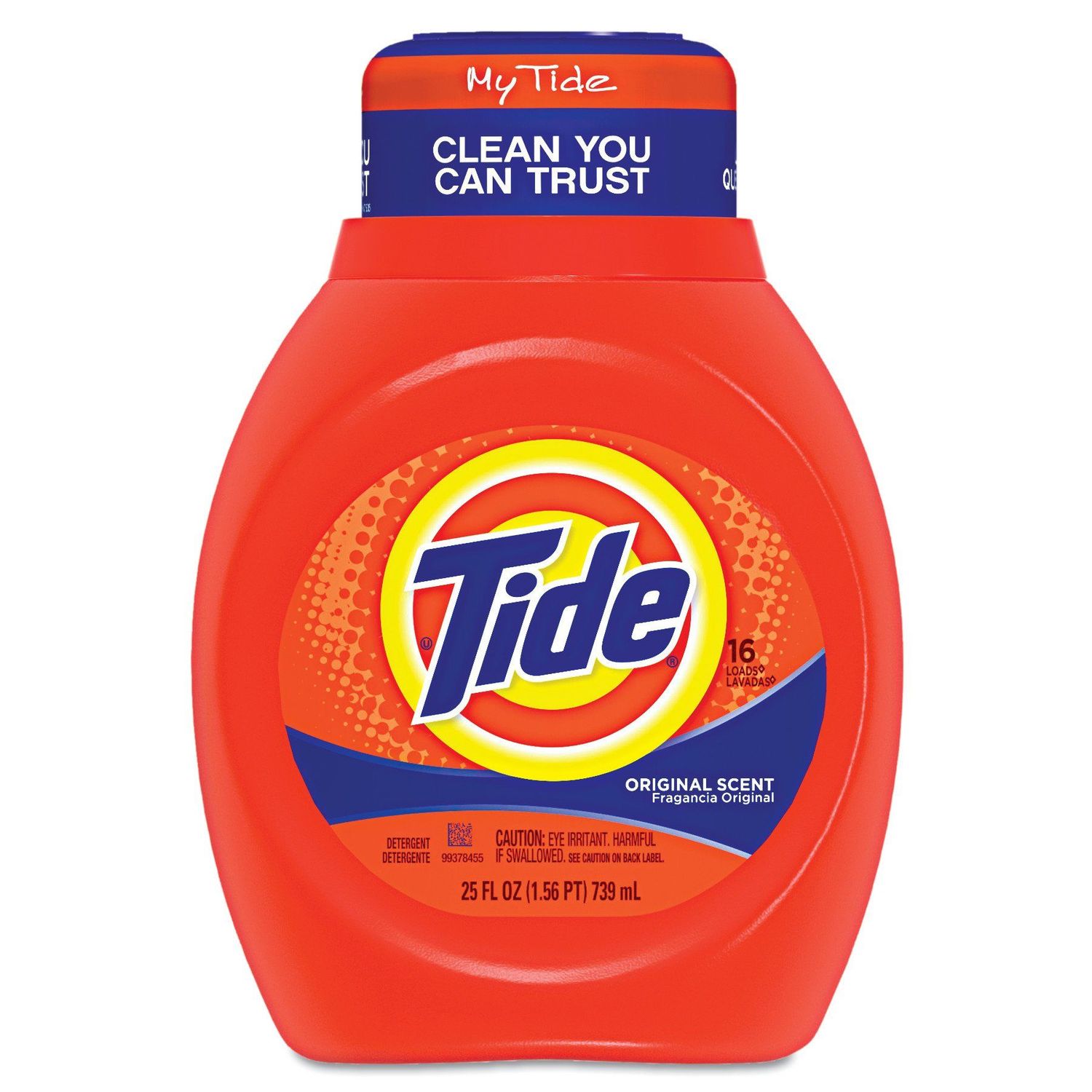 Tide Laundry Liquid Detergent  6X25oz Original