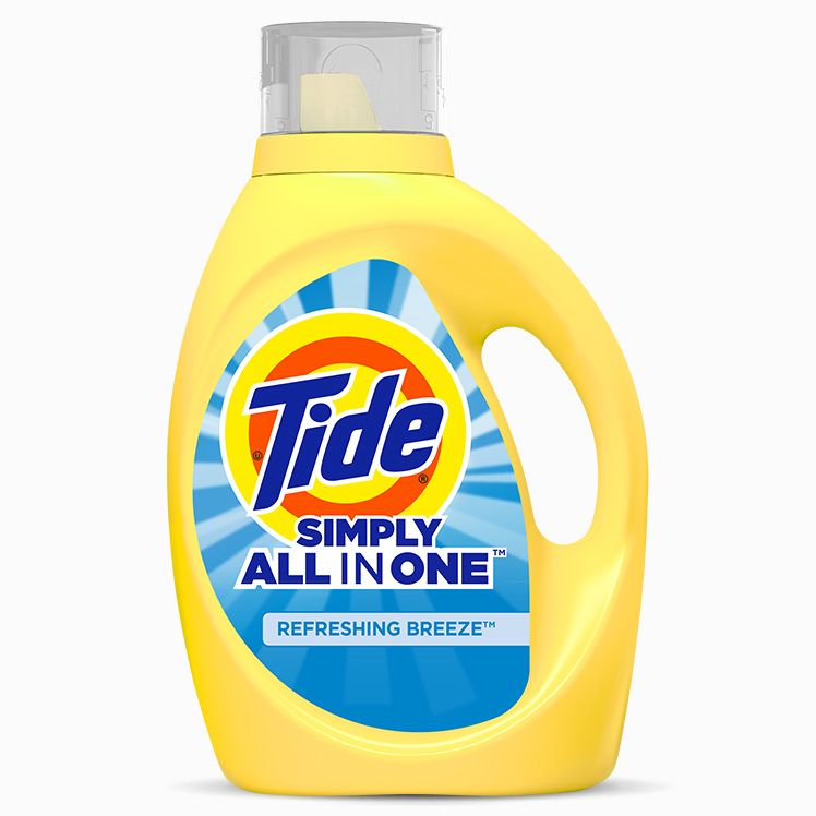 Tide Laundry Liquid Detergent-Simply  6X37oz Refresh Breeze