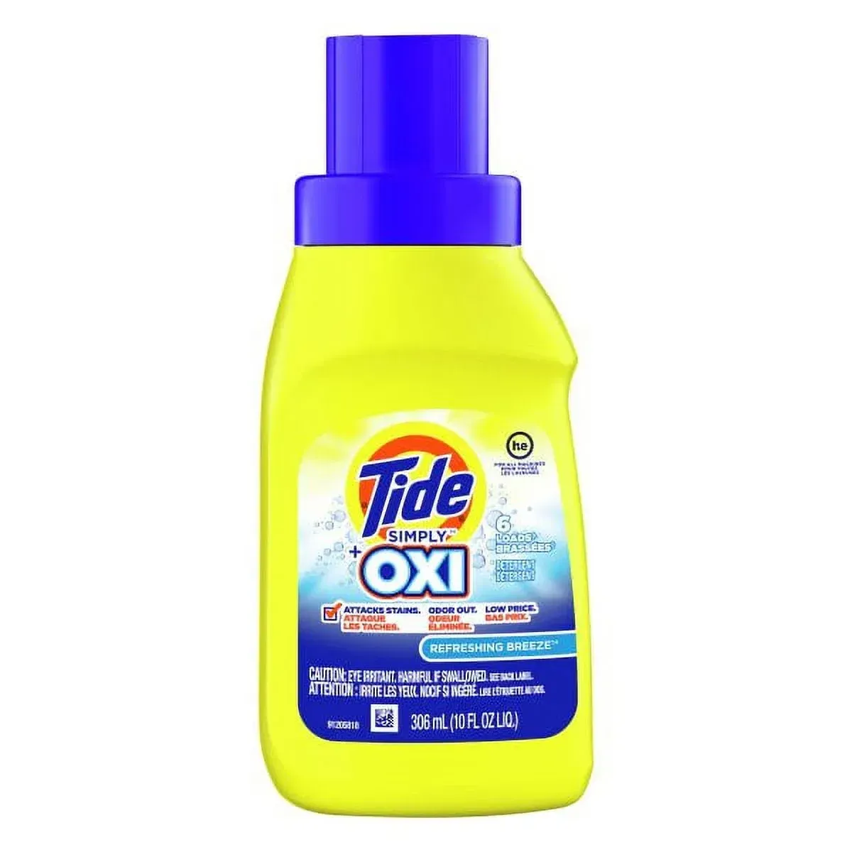 Tide Laundry Liquid Detergent-Simply  12X10oz Oxi