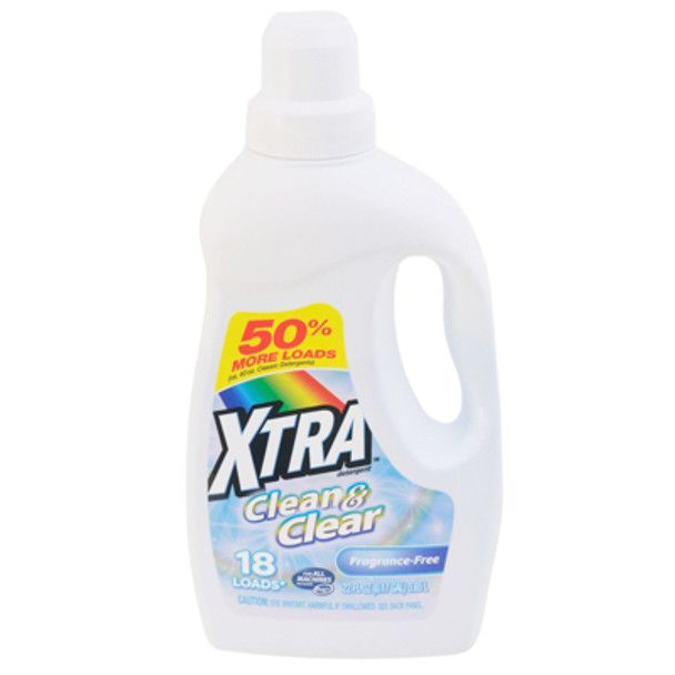 Xtra  Laundry Liquid Detergent  12X22oz   Crystal Clean